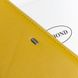 Кожаный женский кошелек Classic DR. BOND W39-3 yellow