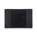 Шкіряна чорна обкладинка на паспорт HiArt PC-01Mehendi Art Чорний