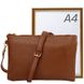Жіноча сумка-клатч зі шкірозамінника AMELIE GALANTI A991705-brown