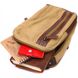 Чоловіча сумка-слінг із текстилю Vintage 22194, Бежевий