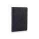 Кожаная черная обложка на паспорт HiArt PC-01Mehendi Art Черный