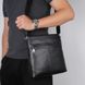 Чоловіча шкіряна сумка через плече Vintage 14981 Чорний