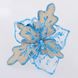 Цветок пуансеттии “Шик-модерн” голубой, 28*28 см Новогодько 750295