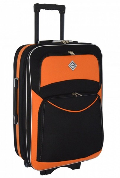 Чемодан Bonro Style 55 х 39 х 20 см. маленький черно-оранжевый 102474 купить недорого в Ты Купи
