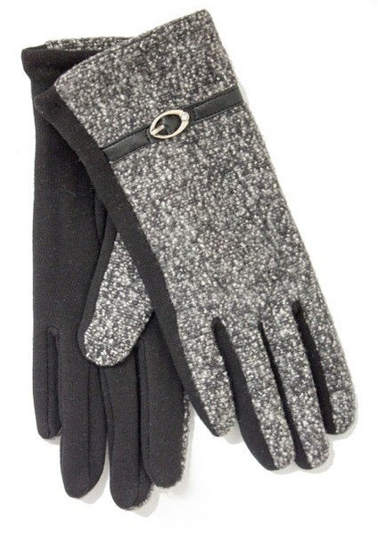 Стрейчевые комбинированные женские перчатки Shust Gloves M купить недорого в Ты Купи