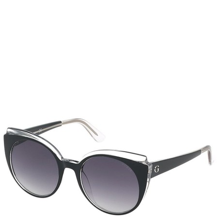 Жіночі сонцезахисні окуляри з дзеркальними лінзами GUESS pgu7598-05c54 купити недорого в Ти Купи
