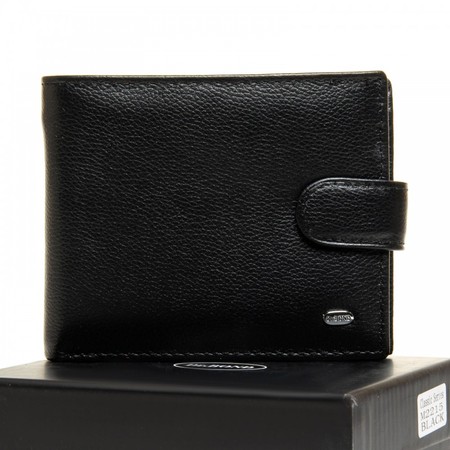 Кожаный мужской кошелек Classic DR. BOND M2215 black купить недорого в Ты Купи