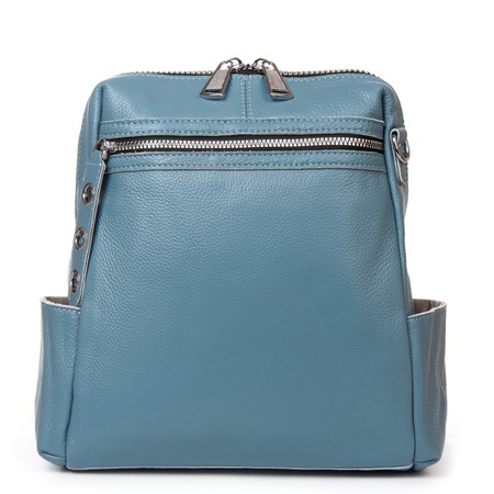 Женская кожаный рюкзак ALEX RAI 8781-9 blue купить недорого в Ты Купи