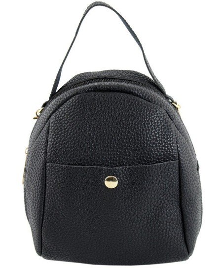 Жіночий чорний рюкзак-сумка TRAUM 7203-90 купити недорого в Ти Купи