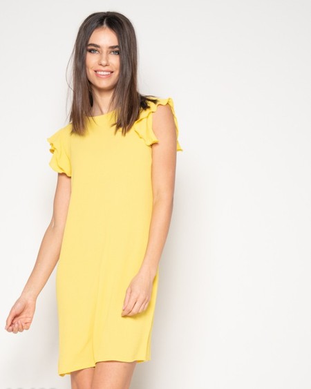 Сукня ISSA PLUS 10403 жовтий купити недорого в Ти Купи