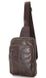 Чоловіча шкіряна сумка Vintage 14415 Темно-коричневий