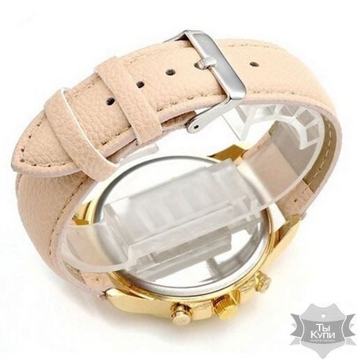 Женские часы Geneva Uno Gold (11111) купить недорого в Ты Купи