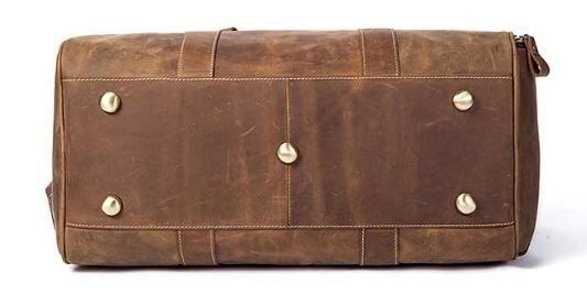 Дорожня шкіряна сумка Vintage 14893 Коричневий купити недорого в Ти Купи