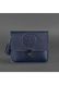 Женская кожаная сумка BlankNote Лилу темно-синяя BN-BAG-3-NAVY-BLUE