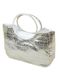 Женская сумка-корзина из текстиля Podium PC5491R natural silver