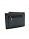 Мужской кожаный кошелек-зажим Weatro 11 х 8 х 2,5 см Черный wtro-168-24A
