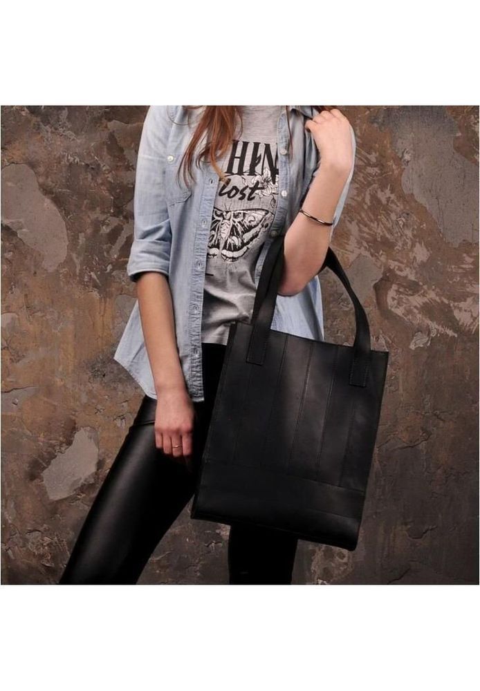 Сумка из натуральной кожи BlankNote Бэтси черная - BN-BAG-10-G-KR купить недорого в Ты Купи