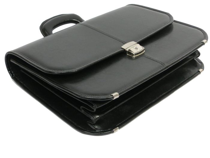 Чоловічий еко-шкірний портфель JPB TE-40-66458 чорний купити недорого в Ти Купи