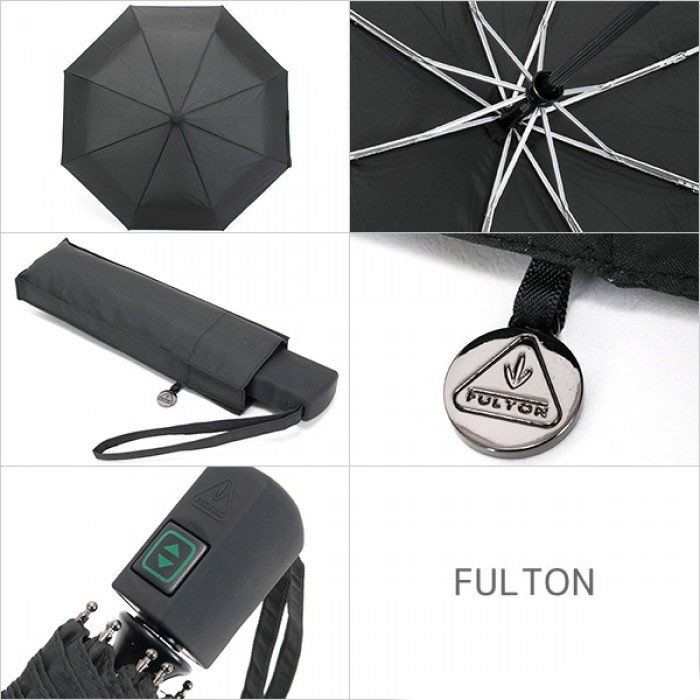 Мужской зонт автомат Fulton Open-Close-17 G819 - Black (Черный) купить недорого в Ты Купи