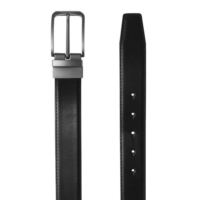 Двосторонній шкіряний ремінь Borsa Leather v1n020-2 купити недорого в Ти Купи