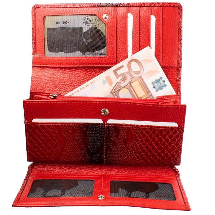 Женский кожаный кошелек DESISAN SHI151-500 купить недорого в Ты Купи