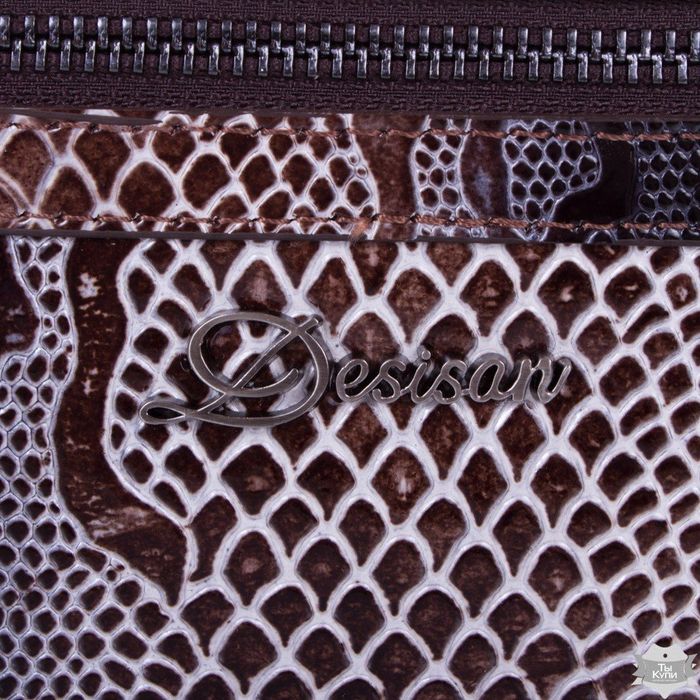 Сумка из натуральной кожи-клатч DESISAN SHI2012-180 купить недорого в Ты Купи