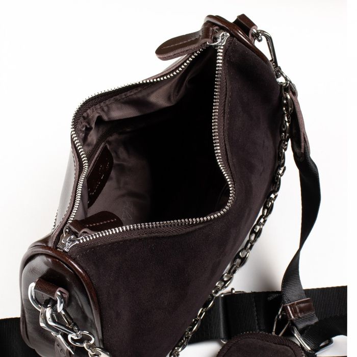 Жіноча шкіряна сумка класична ALEX RAI 01-09 06-375-1 brown купити недорого в Ти Купи