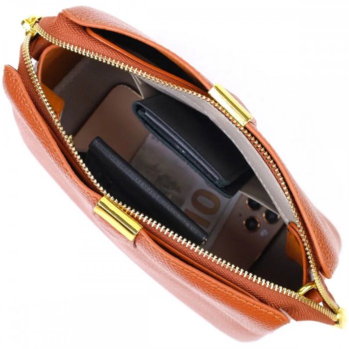 Женская кожаная сумка через плечо Vintage 22105 купить недорого в Ты Купи