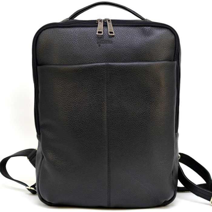 Кожаный мужской черный рюкзак TARWA fa-7280-3md купить недорого в Ты Купи