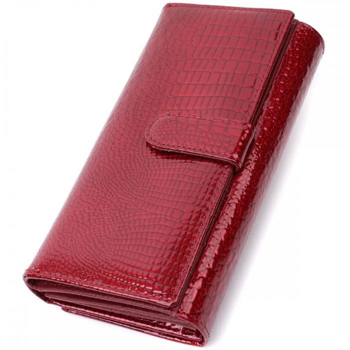 Женский лаковый кожаный кошелек ST Leather 22682 купить недорого в Ты Купи