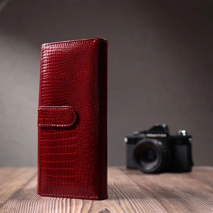 Женский лаковый кожаный кошелек ST Leather 22682 купить недорого в Ты Купи