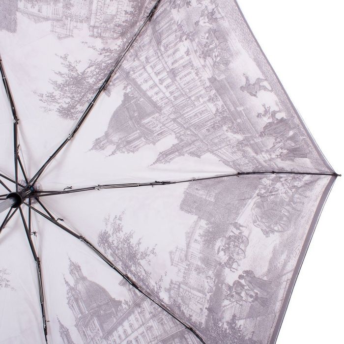 Серый Женский автоматический зонтик с принтом ZEST купить недорого в Ты Купи
