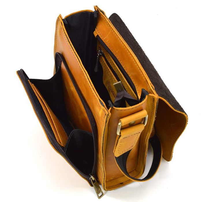 Мужская кожаная сумка через плечо TARWA Rcam-3027-4lx купить недорого в Ты Купи