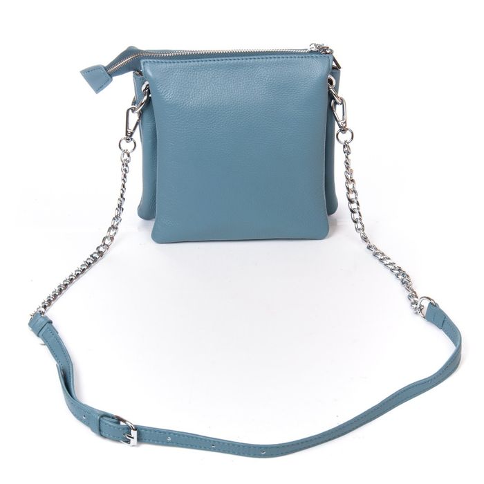 Жіноча шкіряна сумка класична ALEX RAI 97006 blue купити недорого в Ти Купи