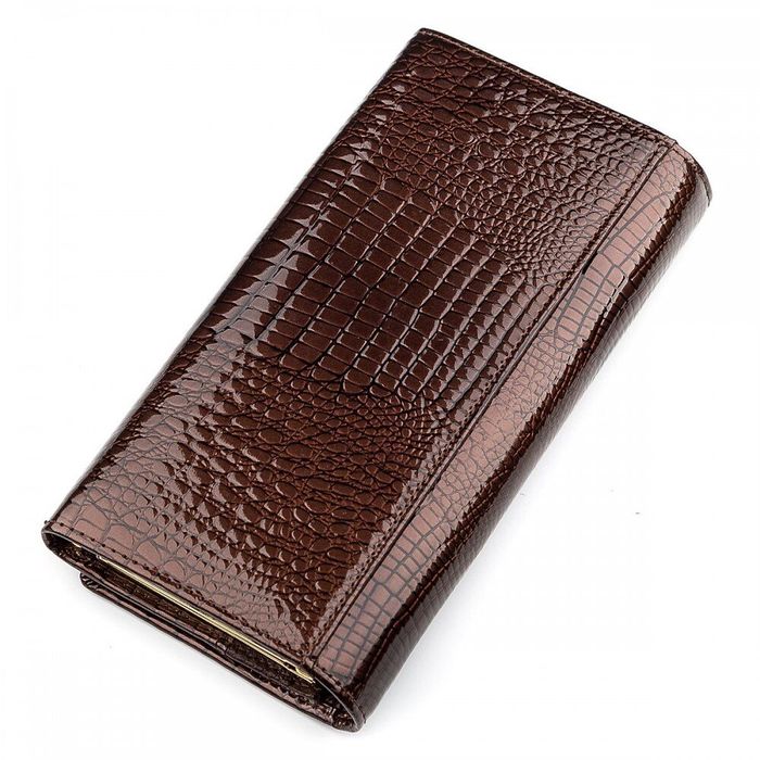 Кошелек из натуральной кожи ST Leather 18424 (S6001A) Коричневый купить недорого в Ты Купи