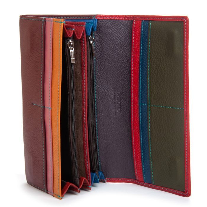 Женский кожаный кошелек Rainbow DR. BOND WRS-501-2 red купить недорого в Ты Купи