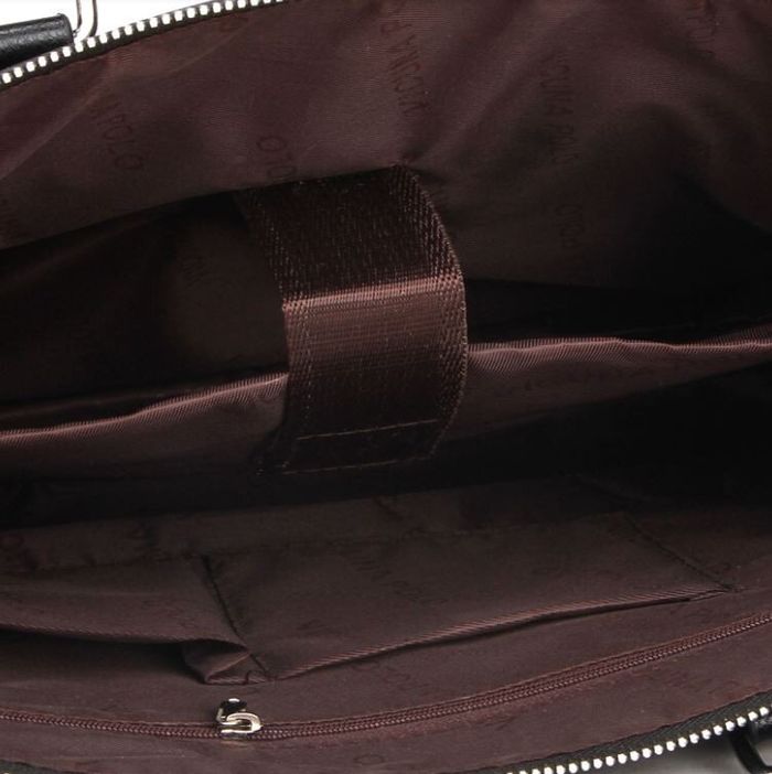 Чоловіча чорна ділова сумка Polo 6606-4 купити недорого в Ти Купи