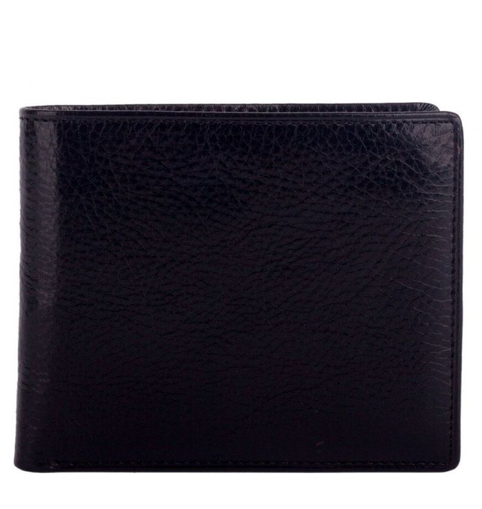 Шкіряний чоловічий гаманець Smith and Canova 28595 Rubruck (Black) купити недорого в Ти Купи