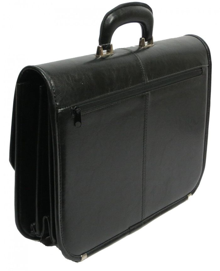 Чоловічий еко-шкірний портфель JPB TE-40-66458 чорний купити недорого в Ти Купи