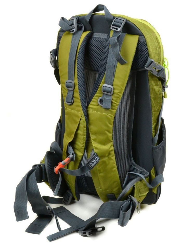 Жіночий зелений туристичний рюкзак з нейлону Royal Mountain 8343-22 green купити недорого в Ти Купи