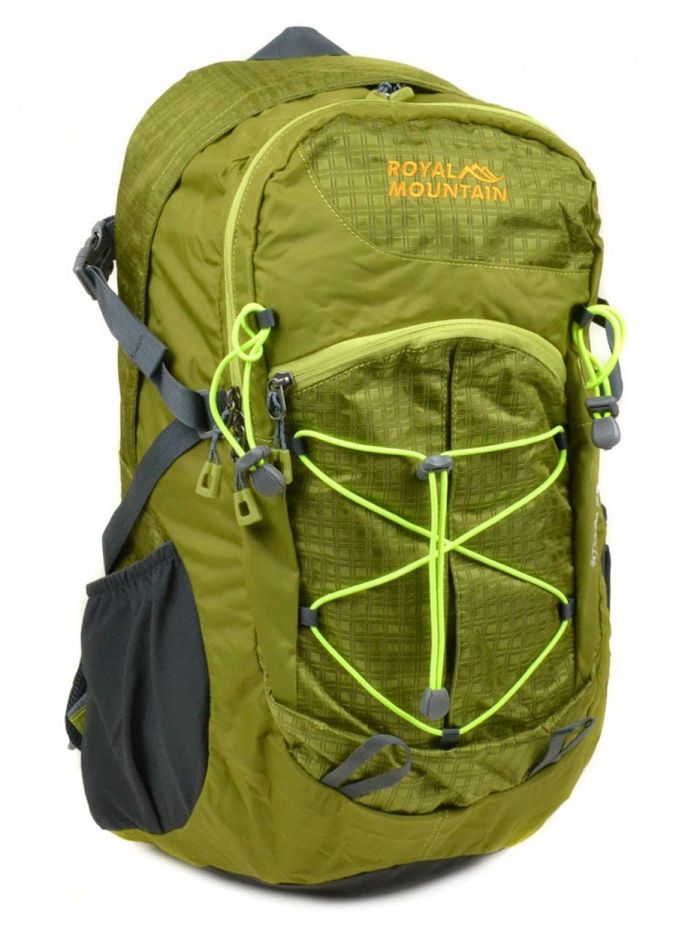 Женский зеленый туристический рюкзак из нейлона Royal Mountain 8343-22 green купить недорого в Ты Купи