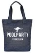 Коттоновая женская сумка Poolparty купить недорого в Ты Купи