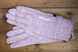 Женские сиреневые сенсорные стрейчевые перчатки 5171-6s2 М