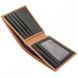 Мужской кожаный кошелек Smith & Canova 90015 Asquith (Black-Tan)