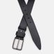 Чоловічий шкіряний ремінь Borsa Leather 125v1fx62-black