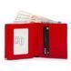 Шкіряний жіночий гаманець Bright DR. BOND WS-33 red