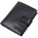 Шкіряний чоловічий турецький гаманець BOND 22005, Чорний