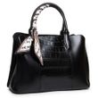 Женская кожаная сумка классическая ALEX RAI 46-9382 black купить недорого в Ты Купи