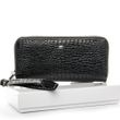 Жіночий лакований гаманець зі шкіри LR SERGIO TORRETTI W38 black купити недорого в Ти Купи