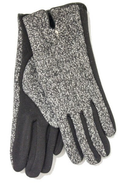 Комбинированные стрейчевые женские перчатки Shust Gloves L купить недорого в Ты Купи